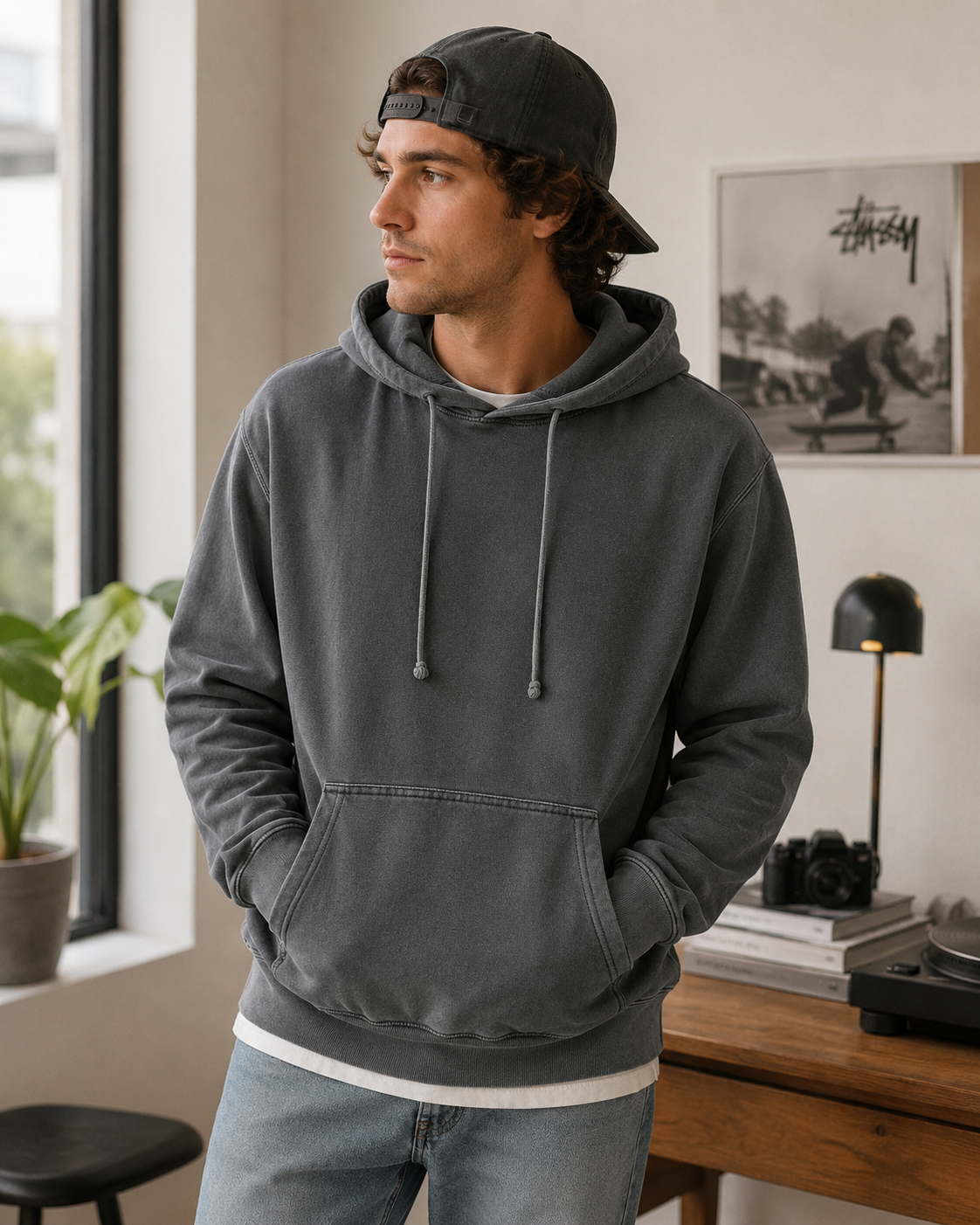 Comfort Colors Vintage Wash Hooded Sweatshirt