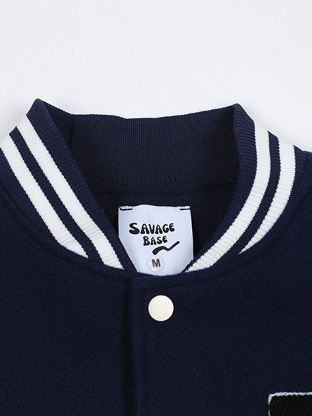 Men's Baseball Bomber Jacket with Patches