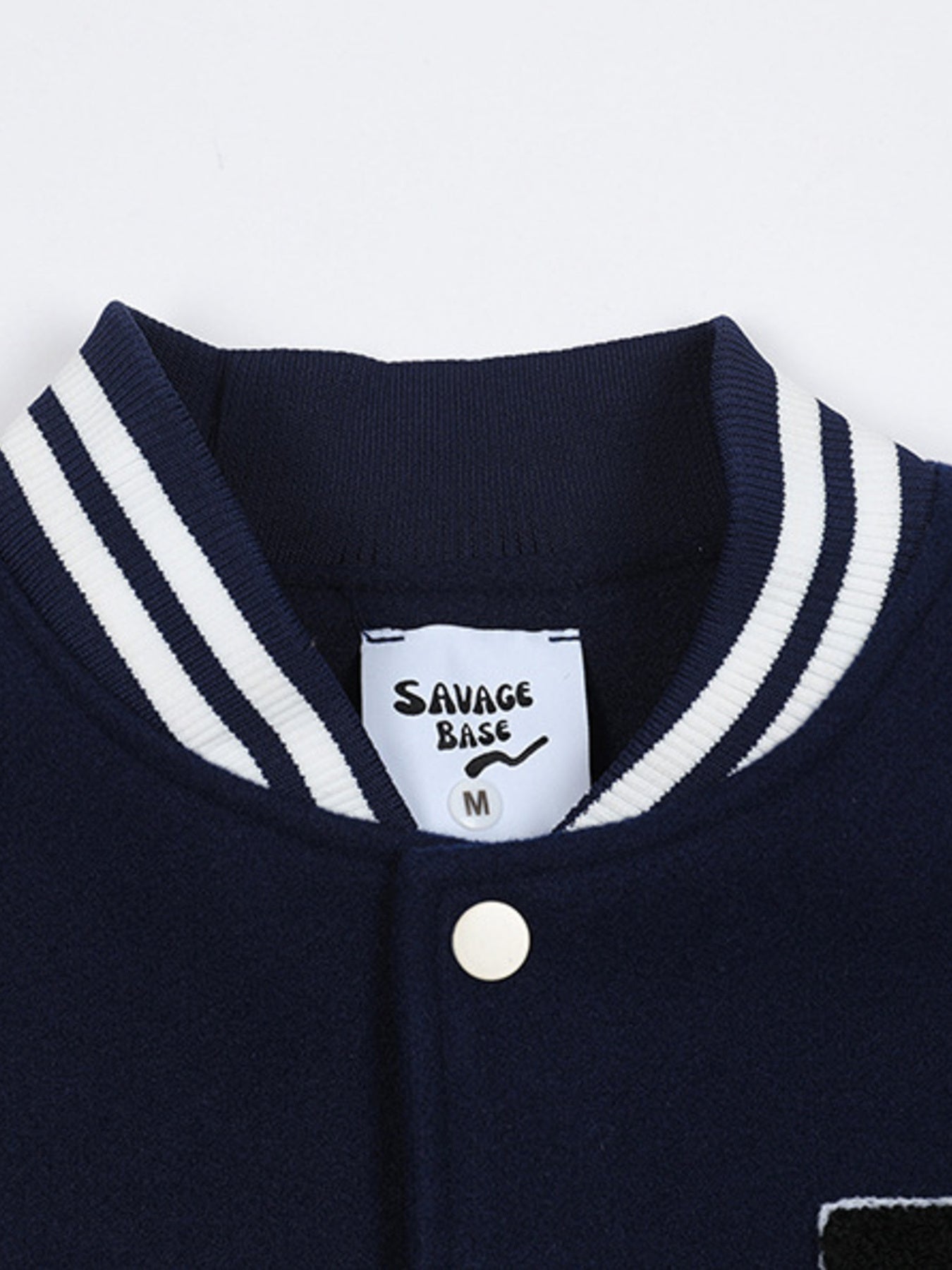 Men's Baseball Bomber Jacket with Patches