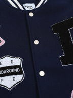 Men's Baseball Bomber Jacket with Patches