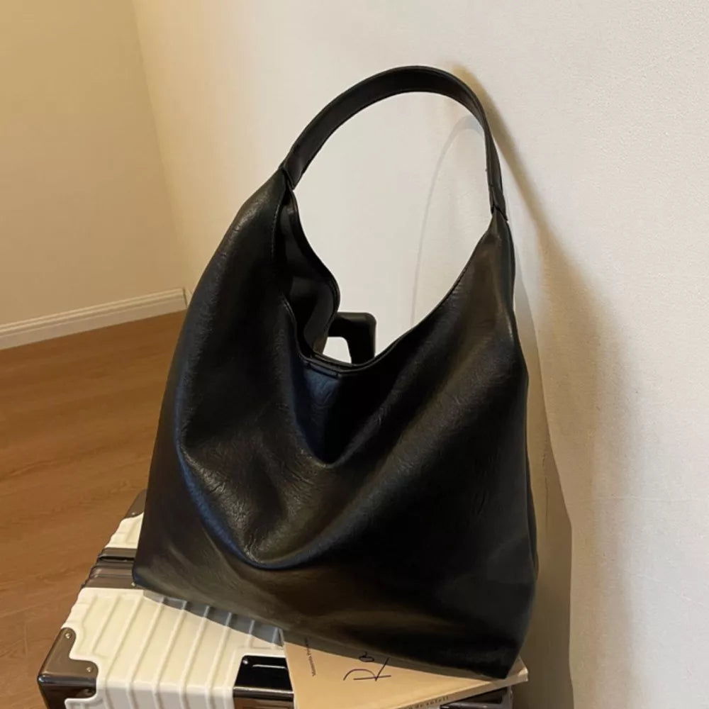 Lightweight Leather Tote Bag
