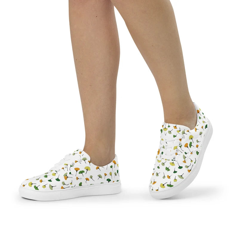 Women's Casual Lace-Up Canvas Sneakers