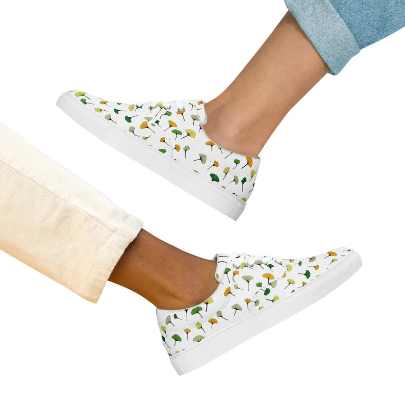 Women's Casual Lace-Up Canvas Sneakers