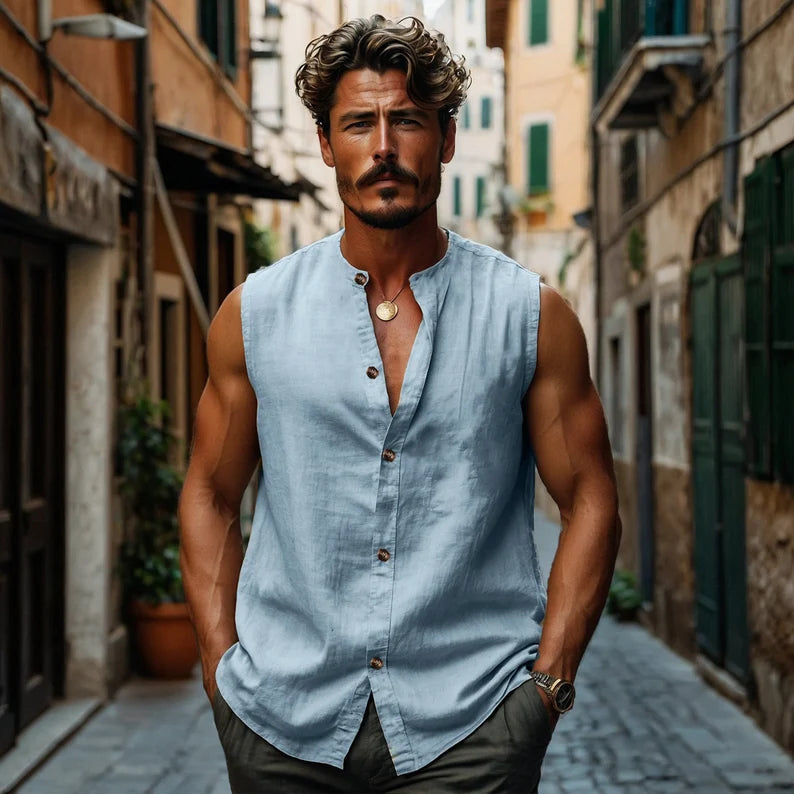 Men's Linen Shirt Soft & Breathable