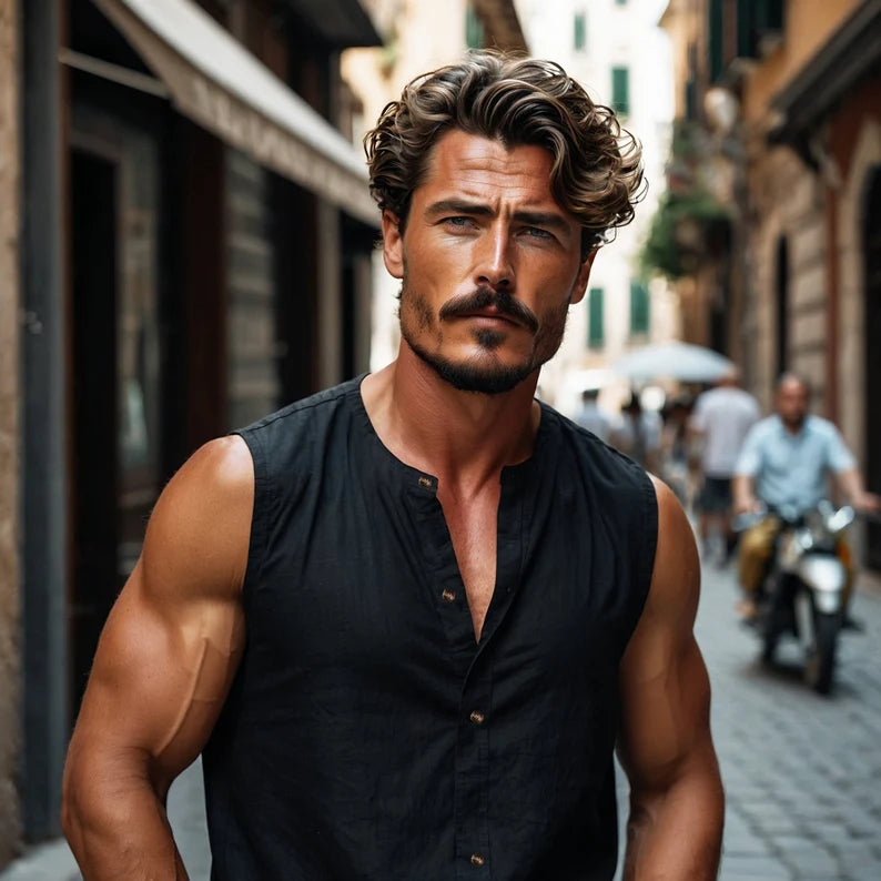 Men's Linen Shirt Soft & Breathable