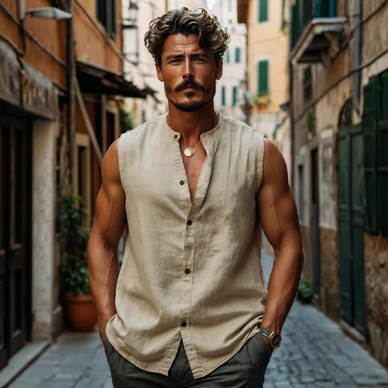 Men's Linen Shirt Soft & Breathable