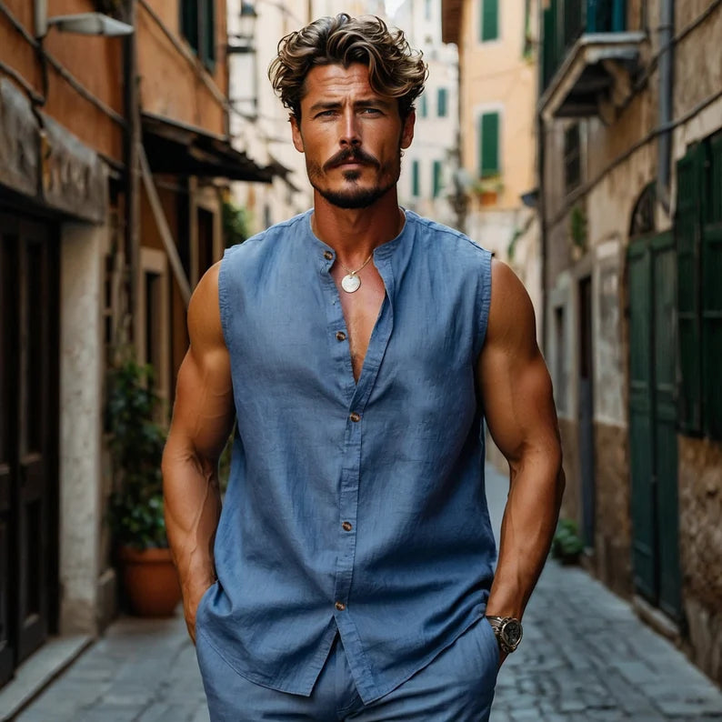Men's Linen Shirt Soft & Breathable
