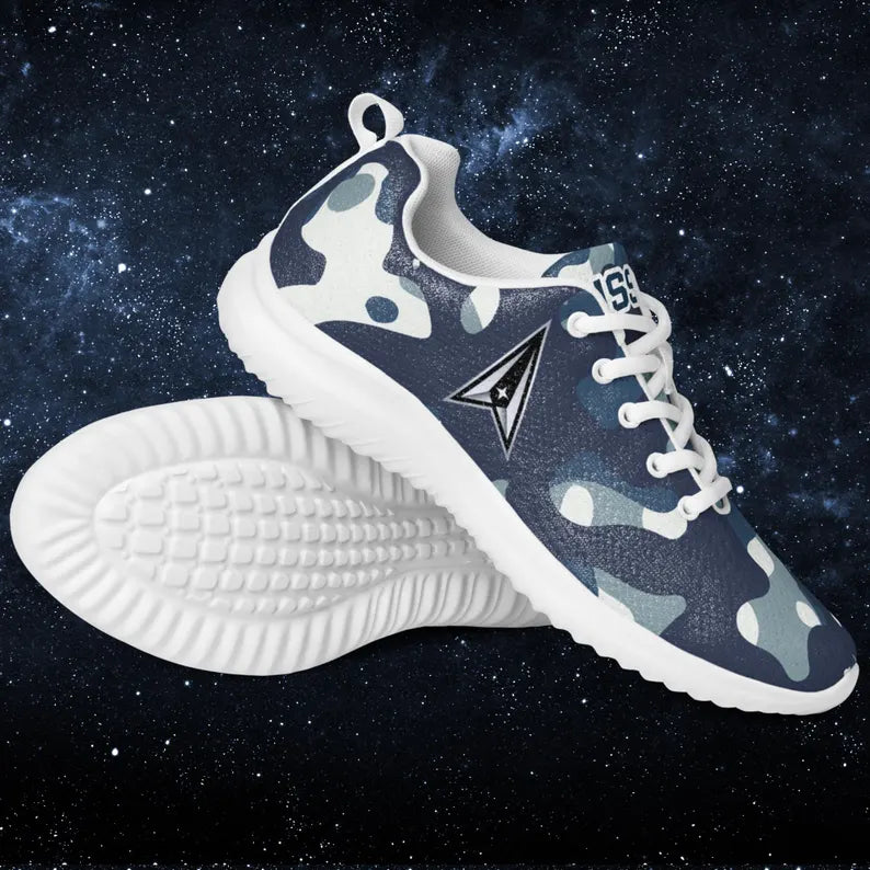 US Space Force Shoes - Space Force Camo Lightweight Sneakers Military Veteran Gift