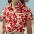 Aloha Summer Hawaiian Shirt For Men And Women, Floral Flower Short Sleeve Shirt