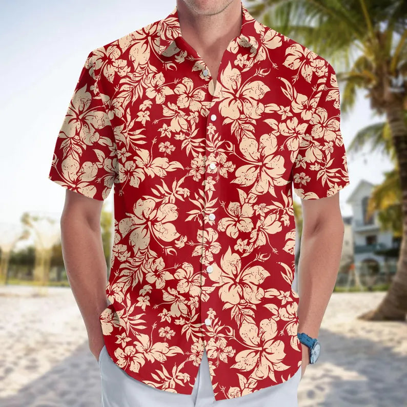 Aloha Summer Hawaiian Shirt For Men And Women, Floral Flower Short Sleeve Shirt