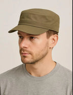 Vintage Washed Cotton Twill Cadet Cap