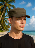 Vintage Washed Cotton Twill Cadet Cap
