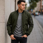 Men's Slim Fit Jacket Lightweight Windbreaker