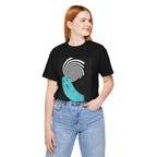 Nicole's Hypnotic Spiral Ghost Tee - Spooky Retro Ghost T-Shirt