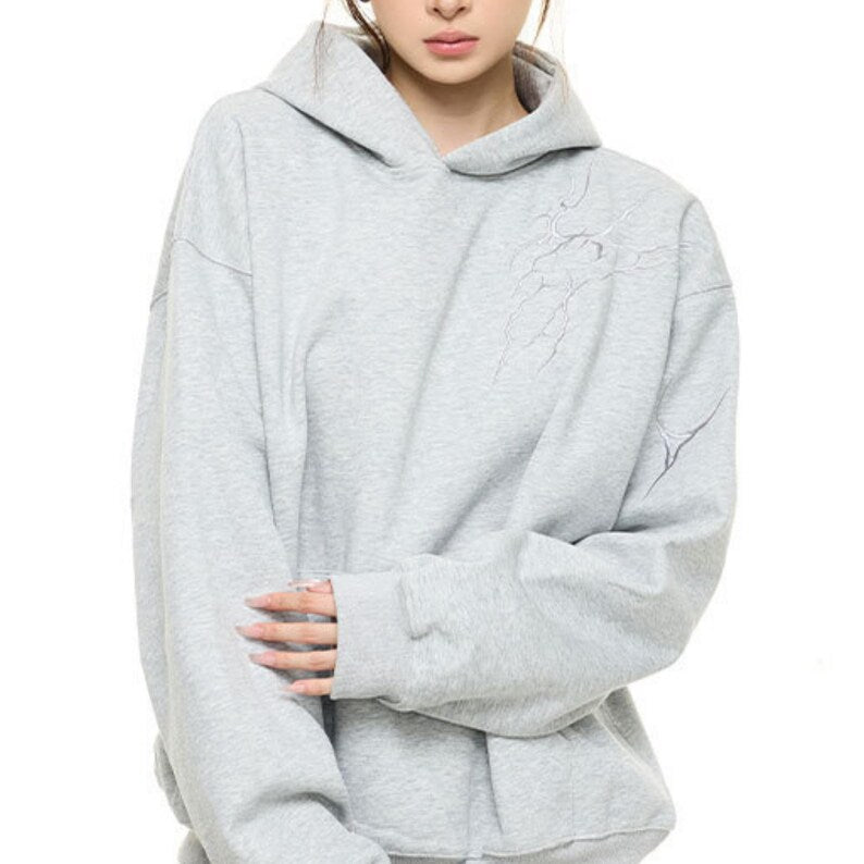 Casual Loose Hooded Sweatshirt Daily Wear