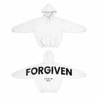 Forgiven and Faithful Hoodie, Shoulder-to-Shoulder Back Lettering Sweatshirt or Hoodie