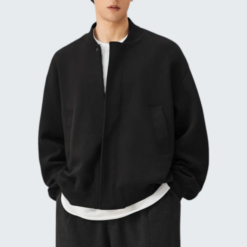 The Minimalist Boxy Zip Jacket - Clean Streetwear Edition