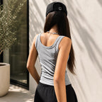 Premium Ribbed Tank Top Women's Sleeveless Basic Summer Top