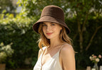 Mulberry Silk Blend Bucket Hat - Premium Wide Brim Sun Protection Hat