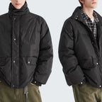 Unisex Oversized Puffer Jacket | Winter Minimalist Streetwear