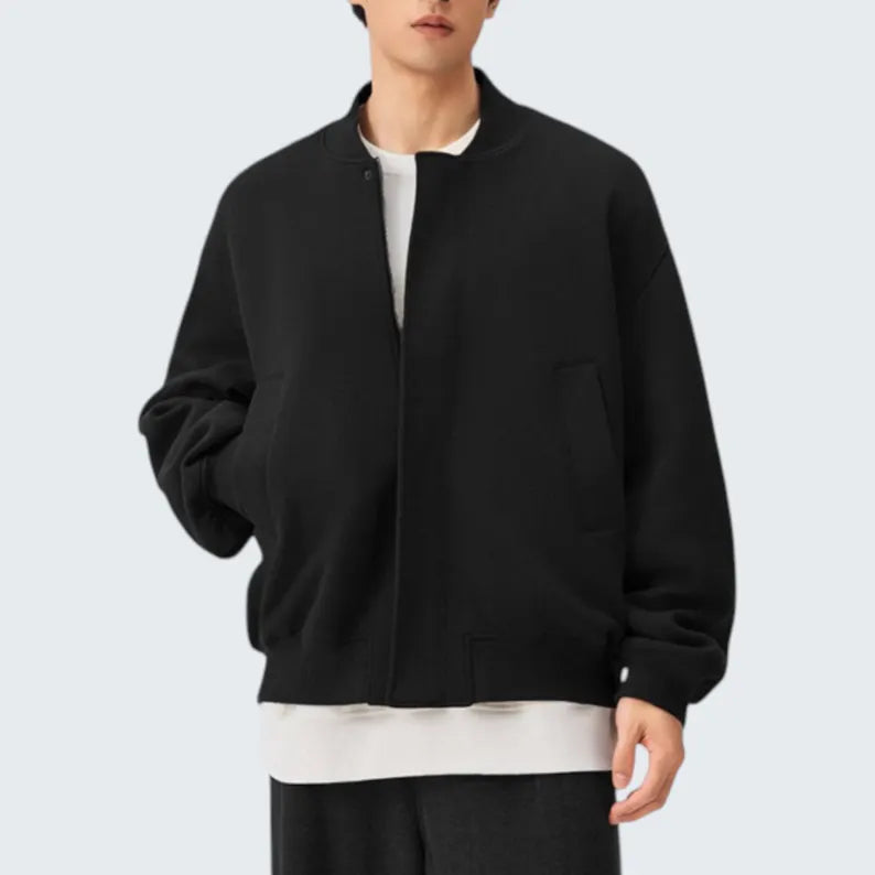 The Minimalist Boxy Zip Jacket - Clean Streetwear Edition