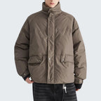 Unisex Oversized Puffer Jacket | Winter Minimalist Streetwear