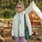 Waterproof Rain Jacket Men Women, Lightweight Hooded Windbreaker