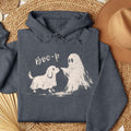 Cute Ghost Dog Hoodie - Boo-P Halloween Funny Dog Lover Pullover