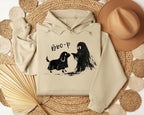 Cute Ghost Dog Hoodie - Boo-P Halloween Funny Dog Lover Pullover